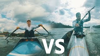 Rowing is Passion  ROWER vs KAYAKER [upl. by Yasui855]