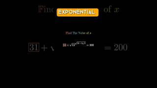 Beat This Hard Exponential Equation Like a Pro 💡 [upl. by Nomyad]