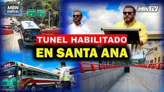 Ministro de Obras Públicas Habilitó Túnel del Paso Multinivel en Santa Ana [upl. by Zitella]