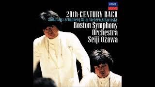 Seiji Ozawa • JS Bach BWV 1004 Partita No 2 for Orchestra Chaconne Excerpt [upl. by Annairda137]