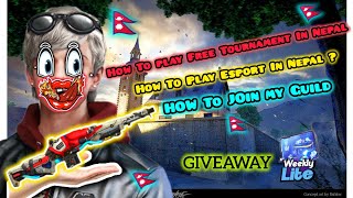 How To Play Esport In Nepal 🇳🇵 Free Giveaway [upl. by Corell]