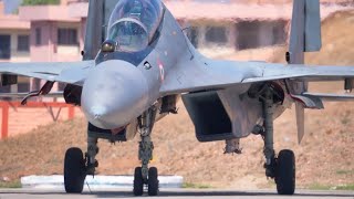 Sukhoi30MKI Takeoff in BEST QUALITY  INDIAN AIR FORCE [upl. by Miharbi]