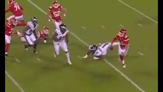 ANOTHER ONE Eagles DT Jalen Carter got tackled by a Chiefs olineman on a QB run in front of the [upl. by Navonoj]