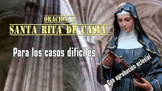 Tienes Causas imposibles Has la Oración a Santa Rita de Casia [upl. by Mandeville]