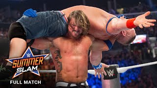 FULL MATCH  John Cena vs AJ Styles SummerSlam 2016 [upl. by Chuu533]