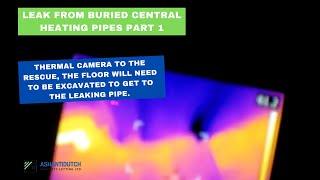 Leak from buried central heating pipes part 1 [upl. by Senalda204]