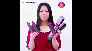 Hair Dryer Brush 5 In 1 Electric Blow Dryer Hair Comb Curling [upl. by Andonis778]