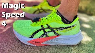 ASICS Magic Speed 4 First Impressions Review amp Comparisons [upl. by Sucramel]