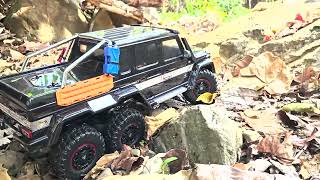 Traxxas TRX6 Mercedes Benz AMG G63 6x6 Off Road Adventure 110 Scale [upl. by Hayikaz]