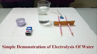 WATER ELECTROLYSIS DEMONSTRATION WITH EXPLANATION  CHEMISTRY  GRADE 812 [upl. by Line]