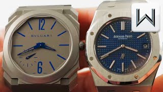 Audemars Piguet Royal Oak vs Bulgari Octo Finissimo Auto 102945 15202STOO1240ST0 Watch Review [upl. by Publia503]