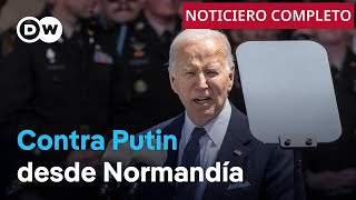 🔴 DW Noticias 7 de junio Biden carga contra Putin en el Día D Noticiero completo [upl. by Adnerad]