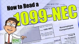 How to Read your 1099NEC Tax Form  NonEmployee Compensation  Money Instructor [upl. by Ehcropal]