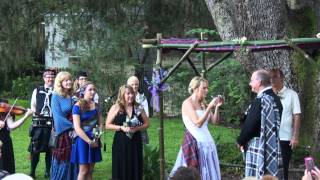 Celtic fiddle at wedding with quaich [upl. by Adile257]