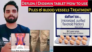 Daflon Tablet  Diosmin 500mg  Daflon tablet Uses  daflon tablet side effects  Medical jankari [upl. by Elleirad955]