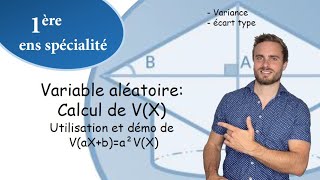 Méthodedémonstration  variance d’une variable aléatoire écart type VX  première [upl. by Pearline]