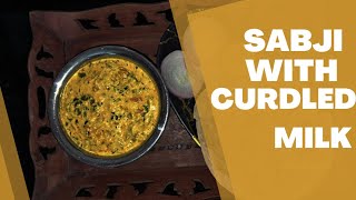 your milk got CURDLED 🥲 but you can make yummy sabji with it 😋food viralvideo youtube [upl. by Tanner305]