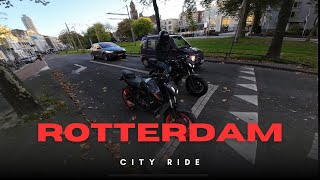 Rotterdam City Ride Yamaha MT07 2 [upl. by Jochbed]