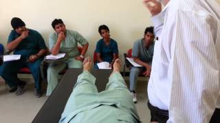 neurological examination of lower limb3 palpation\ powersensation [upl. by Casie]