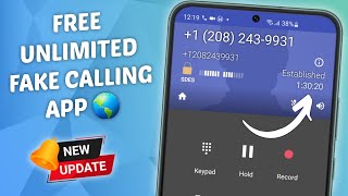 How To Make Free Unlimited Calls to ANY Number in ANY Country 🌏  Unlimited Free Fake Calling App [upl. by Ahens966]