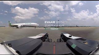 EVA Air  360° Airside Operations [upl. by Engen]