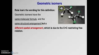 Constitutional v Geometric Isomers [upl. by Ledeen806]