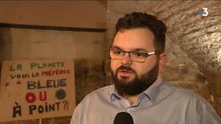 Dijon  interview quotMarche pour le climatquot [upl. by Violeta]