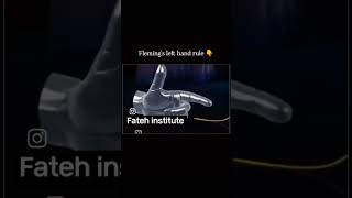 flemings left hand rule class10 physics science [upl. by Nemlaz]