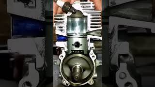 Inside a 2Stroke Engine 🔧  See How It Works in Action [upl. by Ynaittirb488]