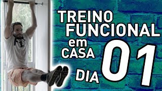 PLANO de TREINO FUNCIONAL EM CASA  Dia 1 de 4 [upl. by Dihaz261]