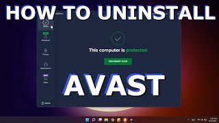 How to uninstall Avast antivirus completely Windows 11 10 [upl. by Reddy694]