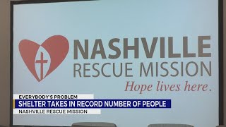 Nashville Rescue Mission takes in record number of people [upl. by Krum]