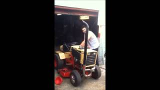 case 220 garden tractor repowered with yamaha yzf600 [upl. by Yenal]