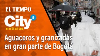 CityNoticias 8pm 20 de noviembre Aguaceros y granizadas en gran parte de Bogotá [upl. by Ogata]