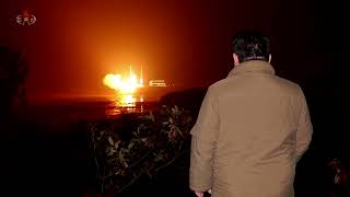 North Korea releases video of spy satellite launch [upl. by Ayom631]