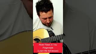 River Flows In You  Guitar Tutorial  Drue James [upl. by Richma749]