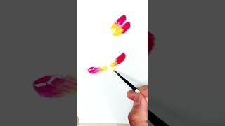 watercolour dragonflies art drawingideas painting artideas [upl. by Enaira155]