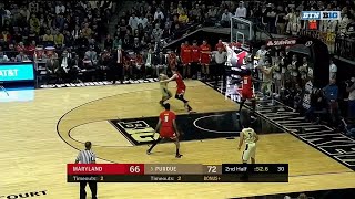 Edwards to Haas for the Dunk vs Maryland [upl. by Paulo36]