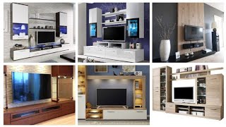 LCD TV wall unit decoration for living room wooden stand rack cabinet 2024 [upl. by Oirrad]