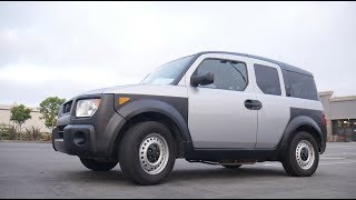 Painting the cladding on my 04 Manual Honda element [upl. by Onitrof474]