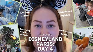 Disneyland Paris Day 4 Vlog Rainy Day LastMinute Rides amp Shopping ☔️🎢 [upl. by Releehw768]