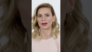 Hayley Atwell Spills on New Show quotConvictionquot  E Red Carpet amp Award Shows [upl. by Anilev31]