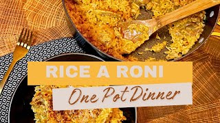 Rice a Roni Chicken DinnerOne Pan Meal [upl. by Onifled]