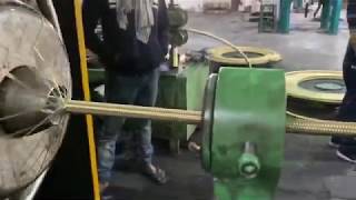 HYDRAULIC HOSE BRAIDING MACHINE [upl. by Asilram]