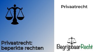 Privaatrecht beperkte rechten [upl. by Cristine524]