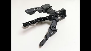 3D printed Compliant Mechanism Robot Hand [upl. by Apoor875]