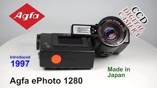 1997 Agfa ePhoto 1280  CCD Digital Camera [upl. by Norse57]