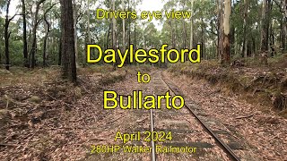 Drivers eye view Daylesford to Bullarto Apr 2024 [upl. by Reamy]