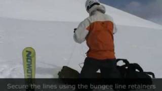 Ozone  How to pack a kite on top of a mountain in strong winds [upl. by Banebrudge733]