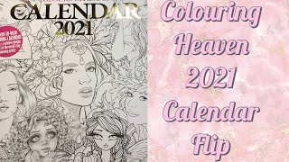 Colouring Heaven Calendar 2021 Flip [upl. by Hanforrd938]